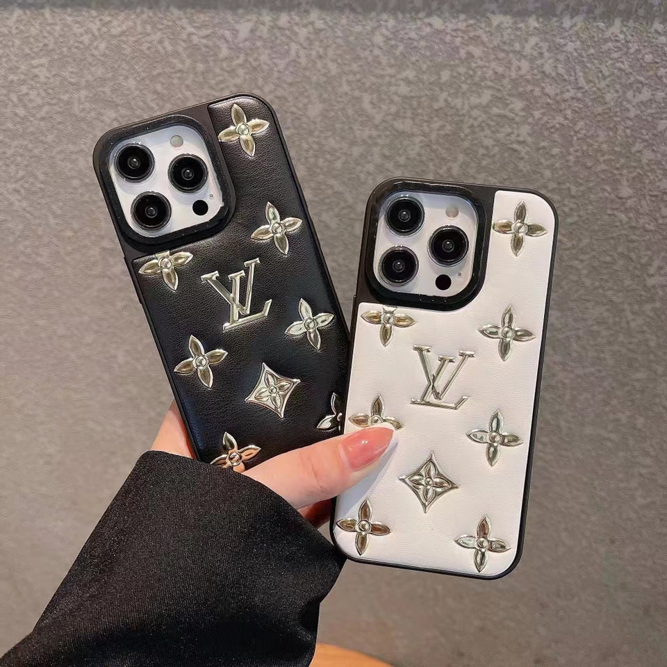 Louis Vuitton Black Puffy iPhone Case