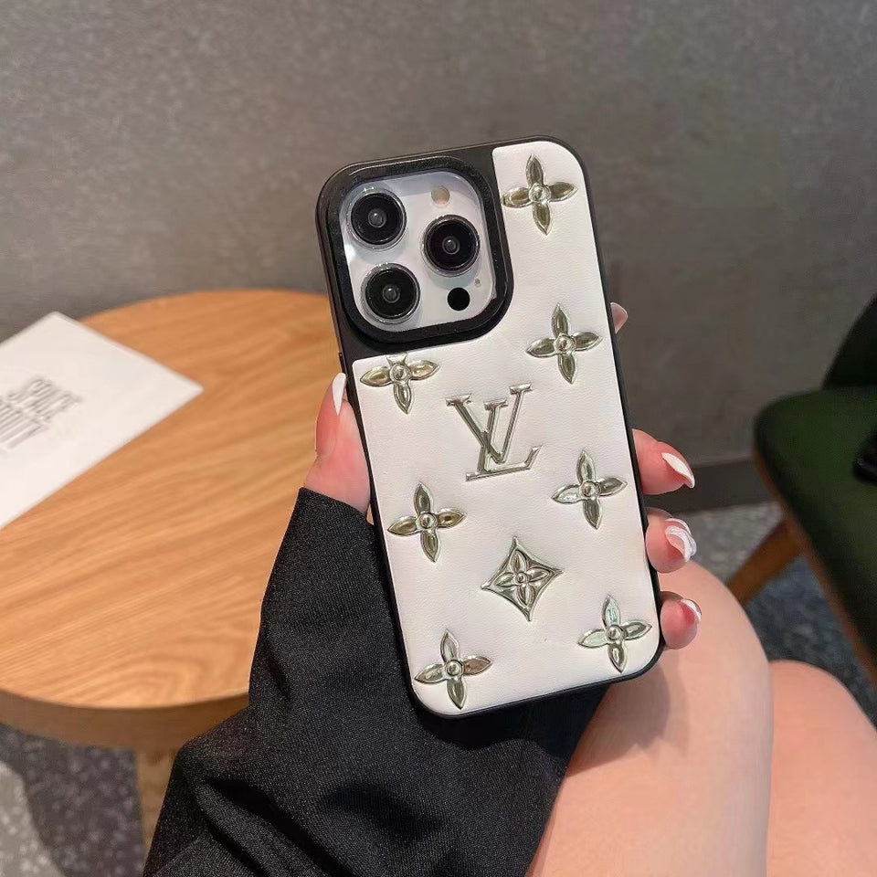 Louis Vuitton Black Puffy iPhone Case