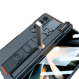 Samsung Galaxy Z Fold 3 Kicktand Wristband Case Pen Holder & Front Screen Guard