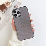 iPhone Luxury Three Color Side Diamond Case Cover
