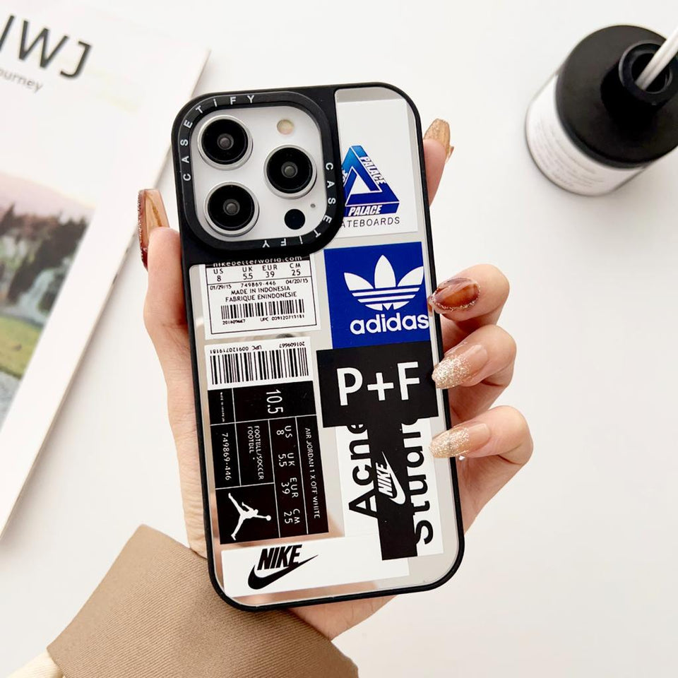 iPhone Luxury Brand Reflective Mirror Phone Case Clearance Sale