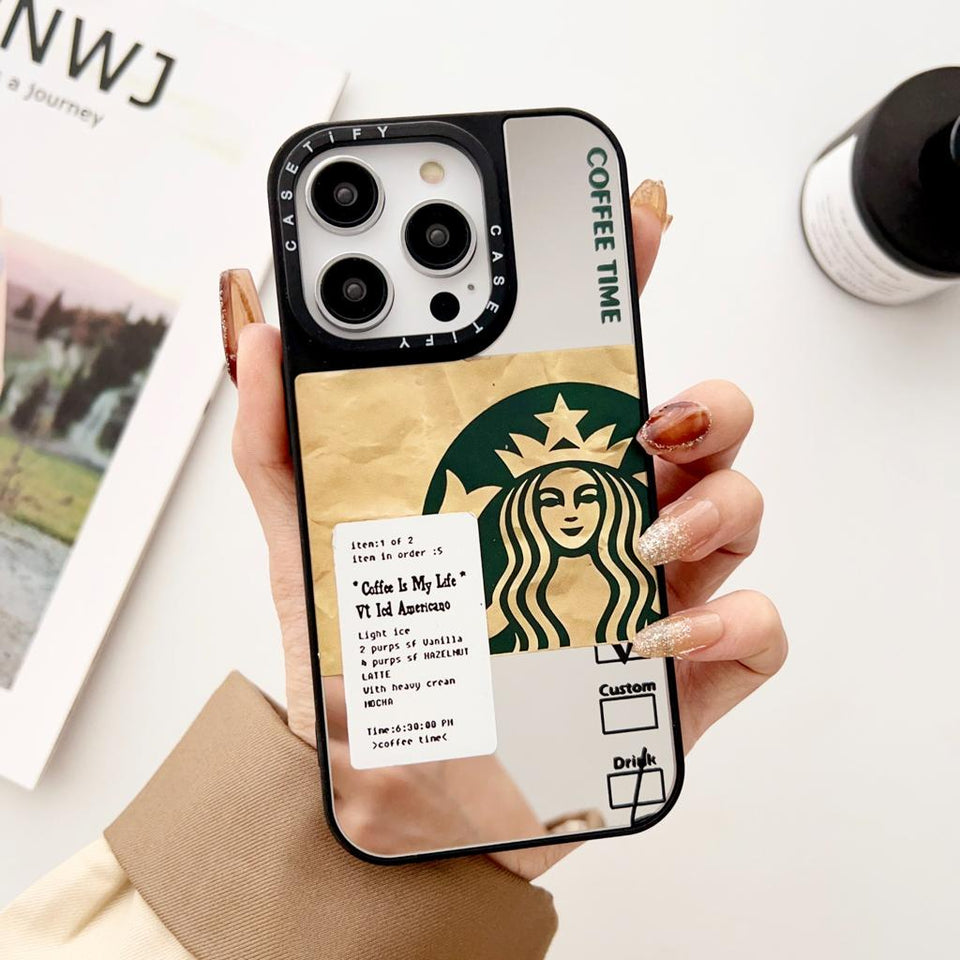 iPhone Luxury Brand Reflective Mirror Phone Case Clearance Sale
