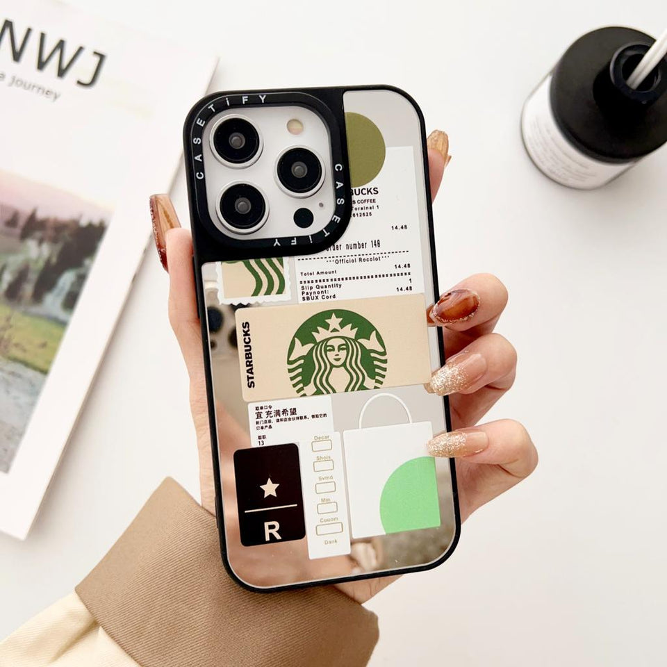 iPhone Luxury Brand Reflective Mirror Phone Case Clearance Sale