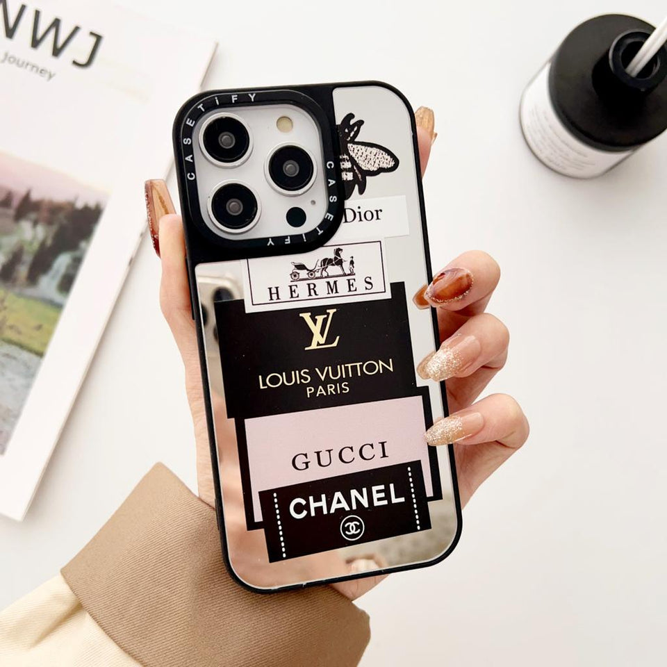iPhone Luxury Brand Reflective Mirror Phone Case Clearance Sale