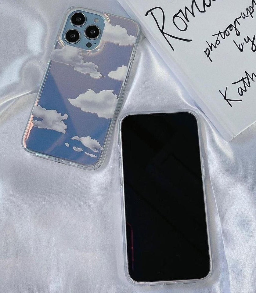 iPhone Cloud Glaze Holographic Case Cover