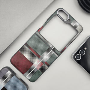 Samsung Galaxy Z Flip 6 Carbon Fibre Pattern Slim Case