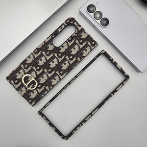 Samsung Galaxy Z Fold 5 CD Embroidery Luxury Phone Case