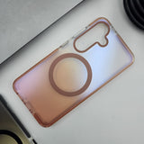 Dual Tone Matte MagSafe Case for Samsung Galaxy S24 | Anti-Yellowing | Sleek Luxury Cover