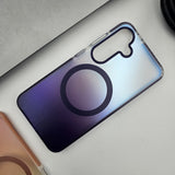 Dual Tone Matte MagSafe Case for Samsung Galaxy S24 | Anti-Yellowing | Sleek Luxury Cover