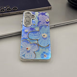 Samsung Galaxy S25 Plus 3D Floral Painting Shimmer Case