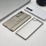 Samsung Galaxy Z Fold 6 Armor Case Magnetic Hinge Front Screen Protector