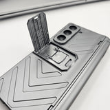 Samsung Galaxy Z Fold 6 Armor Case Magnetic Hinge Front Screen Protector