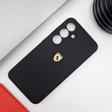 Samsung Galaxy S24 FE FR Sports Car Logo Liquid Silicone Case Cover