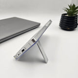 Samsung Galaxy S24 Plus Crystal Clear Hybrid Case With Metal Stand