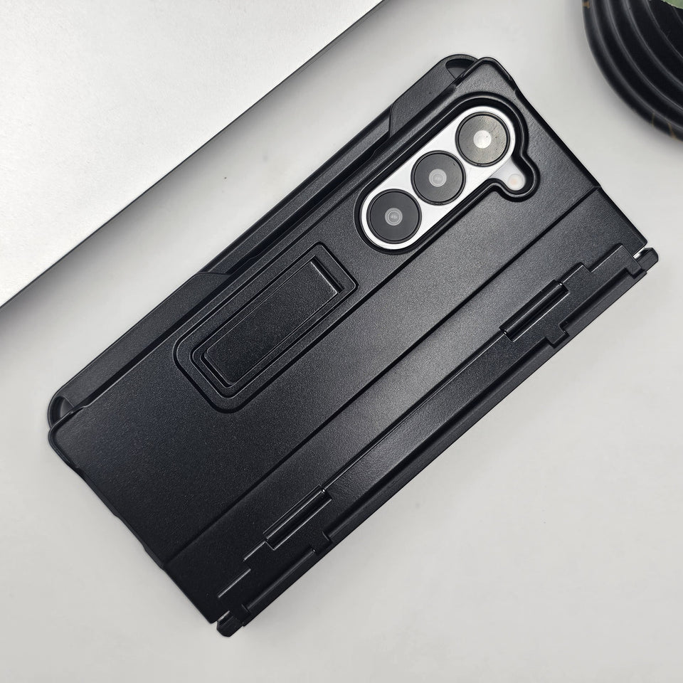 Samsung Galaxy Z Fold 6 Hybrid Armor Case With Pen Front Screen Protector