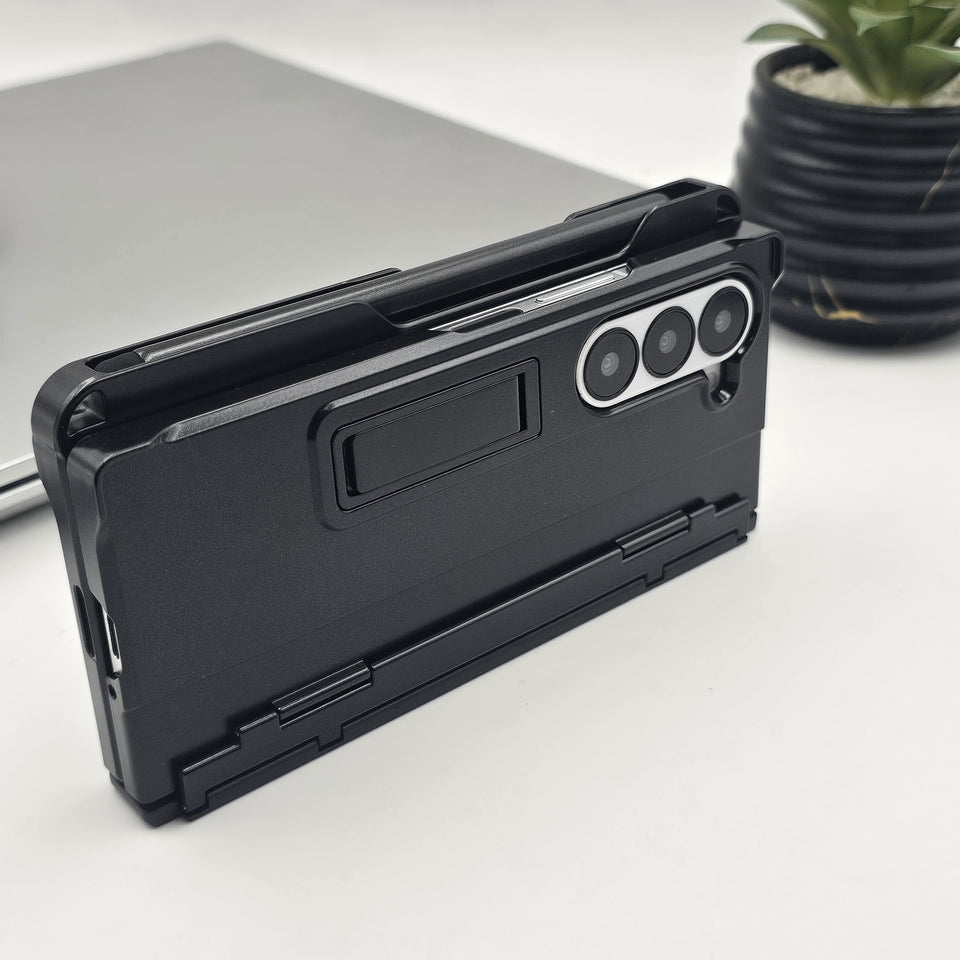 Samsung Galaxy Z Fold 6 Hybrid Armor Case With Pen Front Screen Protector