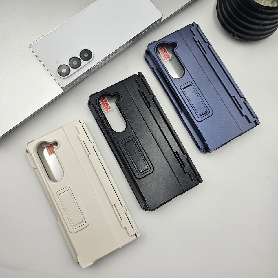 Samsung Galaxy Z Fold 6 Hybrid Armor Case With Pen Front Screen Protector
