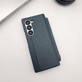 Samsung Galaxy Z Fold 6 PU Leather Kickstand Flip Case