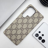 Samsung Galaxy S24 Ultra Luxury Brand GG Fashion PU Leather Case