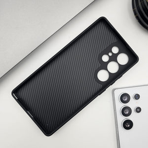 Samsung Galaxy S25 Ultra Carbon Fiber Texture Slim Case