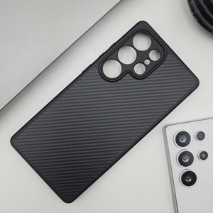 Samsung Galaxy S25 Ultra Carbon Fiber Texture Slim Case