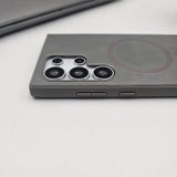Samsung Galaxy S24 Ultra PU Leather Magnetic Magsafe Case
