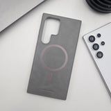 Samsung Galaxy S24 Ultra PU Leather Magnetic Magsafe Case