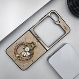 Samsung Galaxy Z Flip 6 3D Rhinestone Diamond Watch Case With Magsafe And Stand