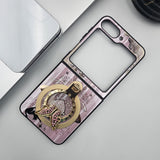Samsung Galaxy Z Flip 6 3D Rhinestone Diamond Butterfly Case With Magsafe And Stand