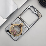 Samsung Galaxy Z Flip 6 3D Rhinestone Diamond Butterfly Case With Magsafe And Stand