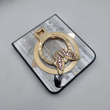 Samsung Galaxy Z Flip 6 3D Rhinestone Diamond Butterfly Case With Magsafe And Stand