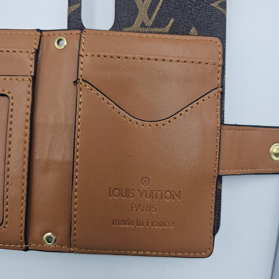 Samsung Galaxy S25 Luxury Brand Cardholder Crossbody Sling Strap Case