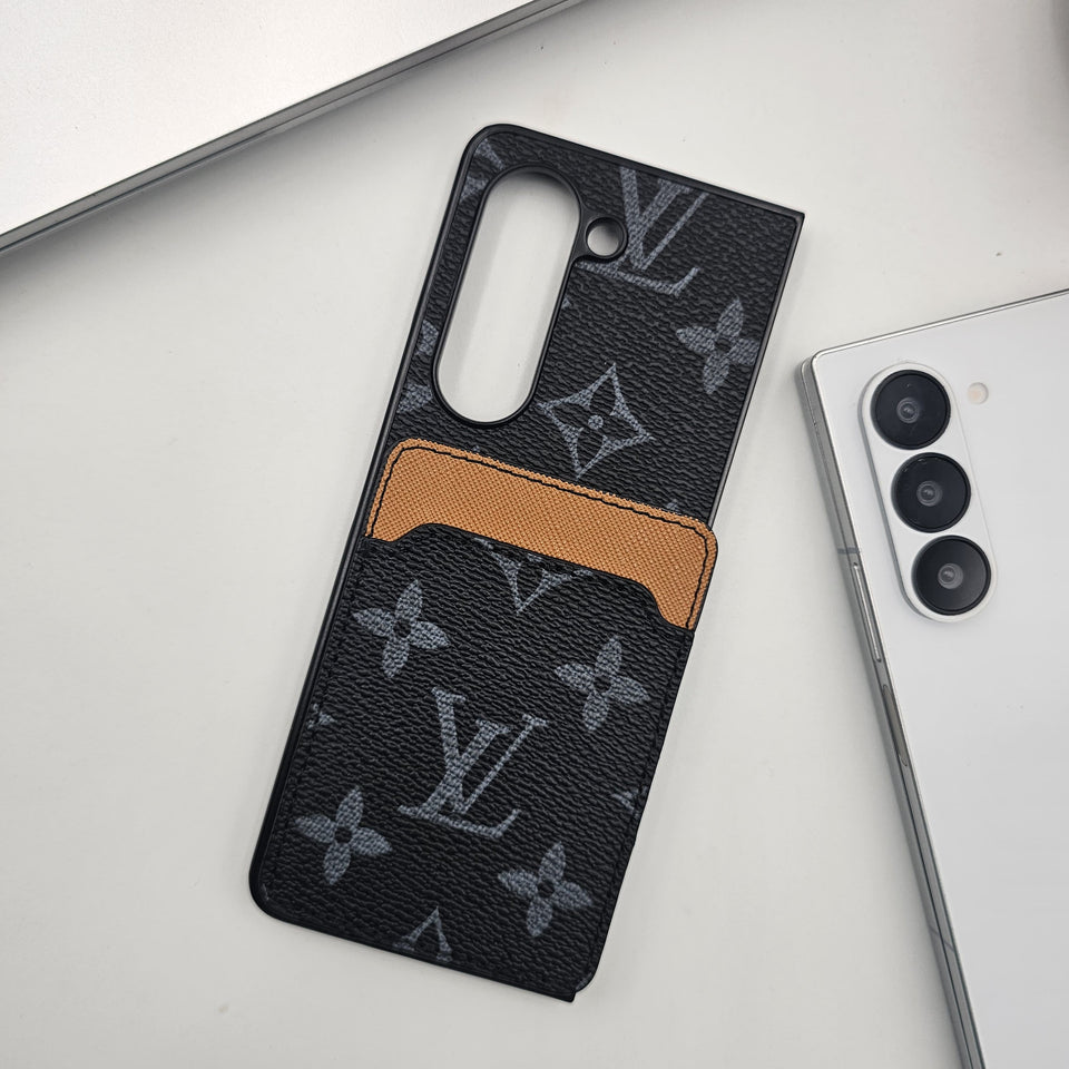 Samsung Galaxy Z Fold 6 Luxury PU Leather Card Holder Case