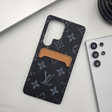 Samsung Galaxy S24 Ultra Luxury PU Leather Card Holder Case