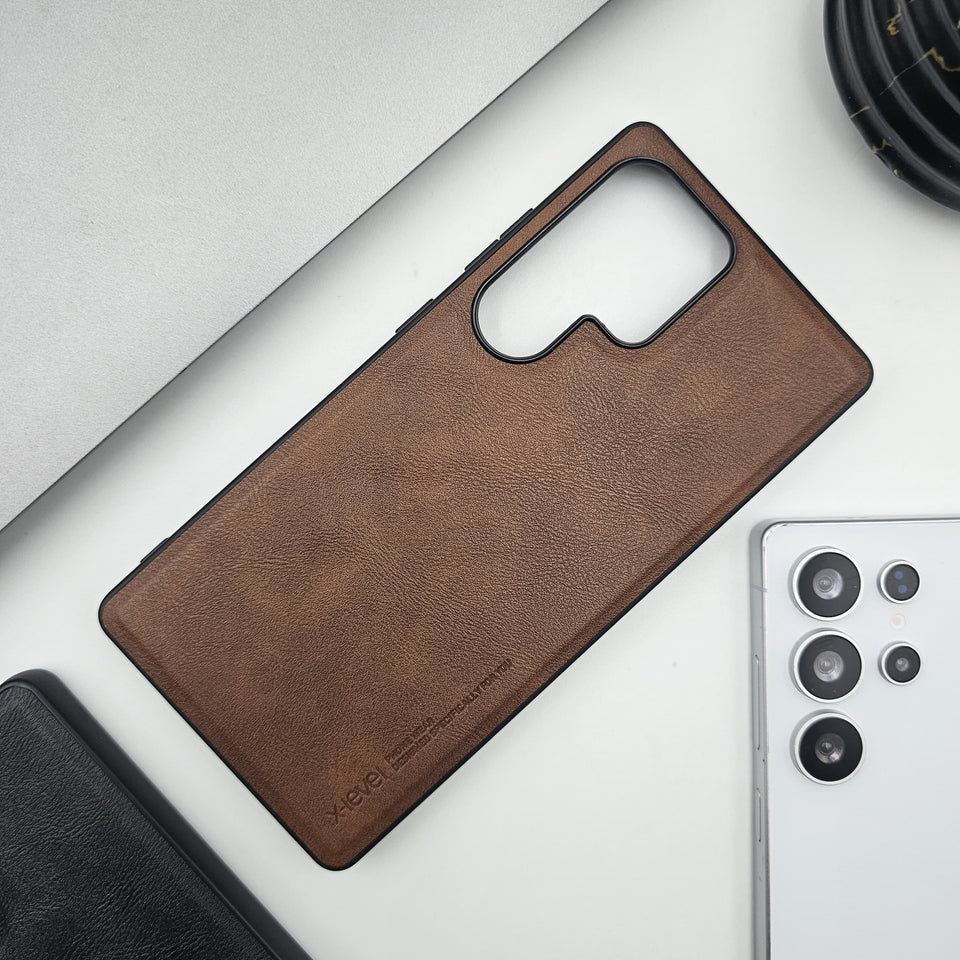 Samsung Galaxy S25 Ultra PU Leather Slim Leather Thin Case