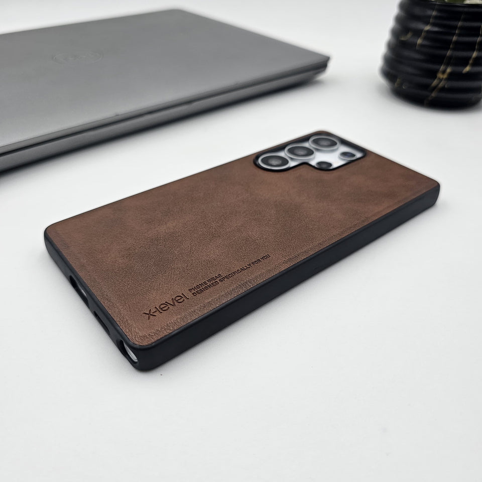 Samsung Galaxy S25 Ultra PU Leather Slim Leather Thin Case