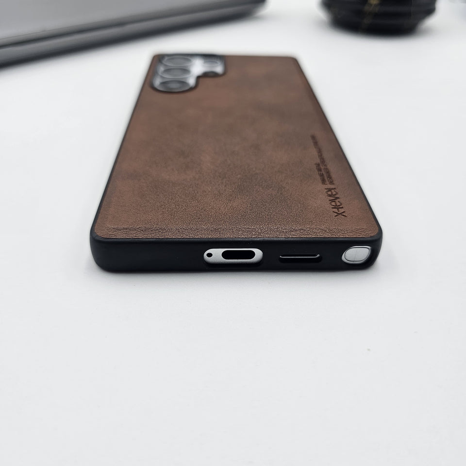 Samsung Galaxy S25 Ultra PU Leather Slim Leather Thin Case