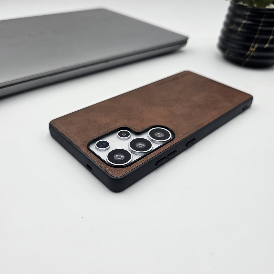 Samsung Galaxy S25 Ultra PU Leather Slim Leather Thin Case
