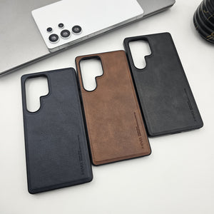 Samsung Galaxy S25 Ultra PU Leather Slim Leather Thin Case