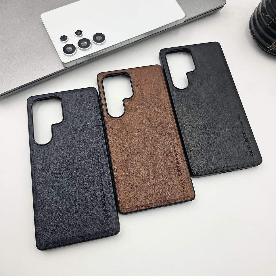 Samsung Galaxy S25 Ultra PU Leather Slim Leather Thin Case