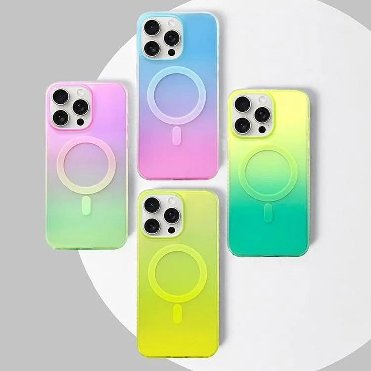 iPhone Fluorescent Iridescent Translucent Color Changing Case