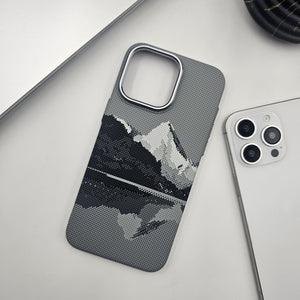 iPhone Carbon Fibre Feel Pattern With Magsafe Case