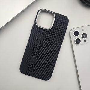 iPhone Carbon Fibre Feel Pattern With Magsafe Case