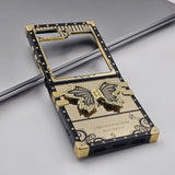 Luxury Butterfly Trunk Case for Samsung Galaxy Z Flip 6 | Gold Mirror Finish | Diamond Butterfly