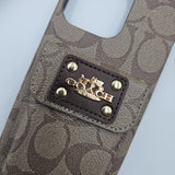 Samsung Galaxy S24 Ultra Luxury CC Leather Cardholder Case