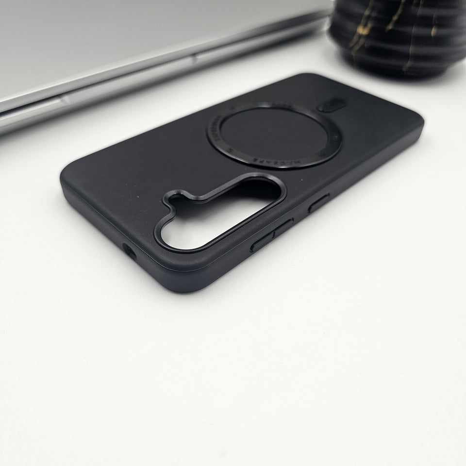 Samsung Galaxy S25 Leather Magnetic Magsafe Case