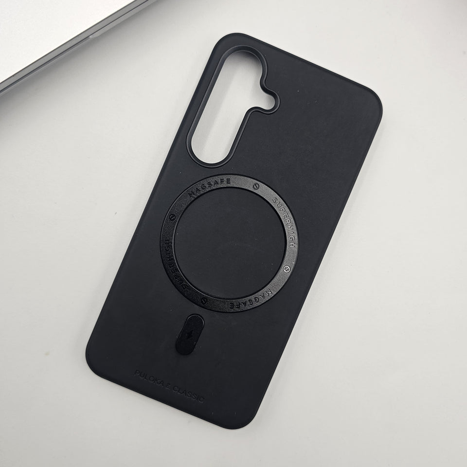 Samsung Galaxy S25 Leather Magnetic Magsafe Case