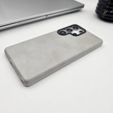 Samsung Galaxy S25 Ultra PU Leather Case Metal Bump Inside Velvet