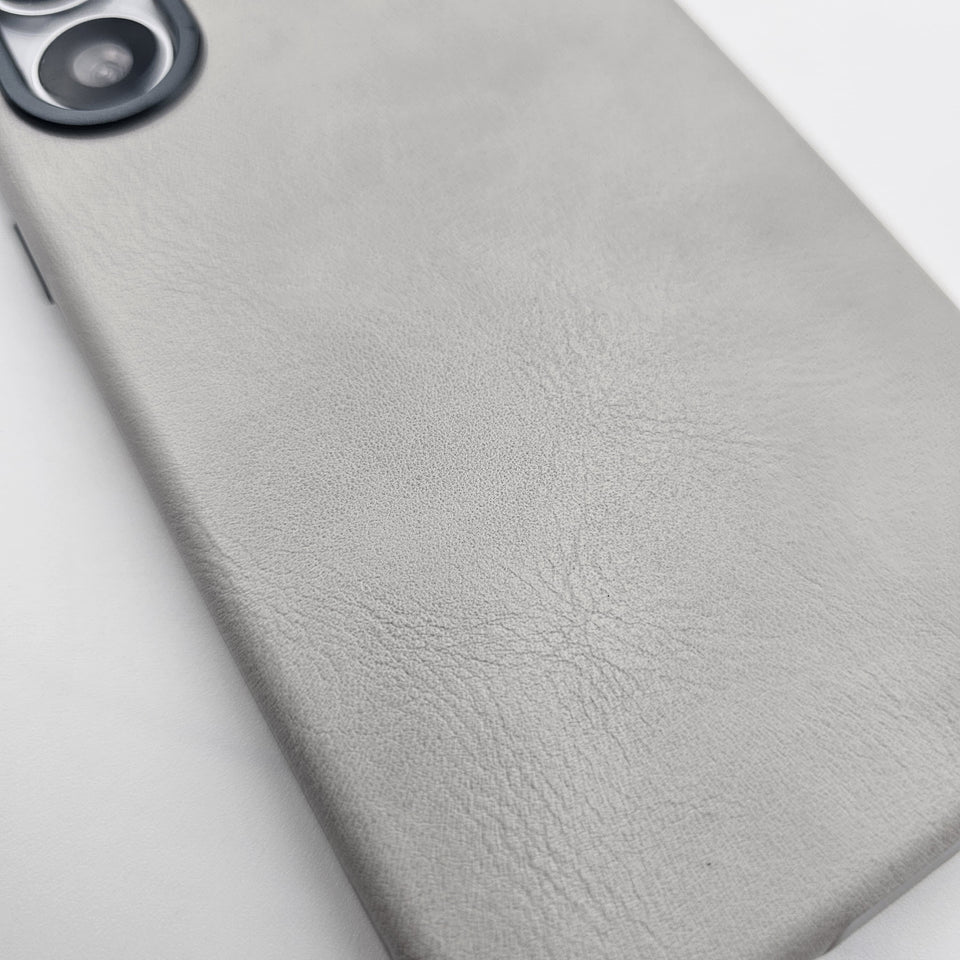 Samsung Galaxy S25 Ultra PU Leather Case Metal Bump Inside Velvet