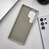 Samsung Galaxy S25 Ultra PU Leather Case Metal Bump Inside Velvet